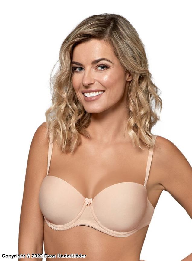 Bra for backless dresses, without pattern